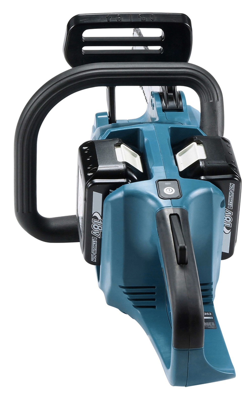 Пила цепная аккум. LXT BL 2х18В, 14"/35см, 3/8", 1,1мм, 20м/с, XPT, (2xBL1850B, DC18RD) Makita DUC353PT2