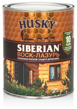 ВОСК-ЛАЗУРЬ Д/ДРЕВЕСИНЫ HUSKY SIBERIAN КРАСНОЕ ДЕРЕВО 0,9Л