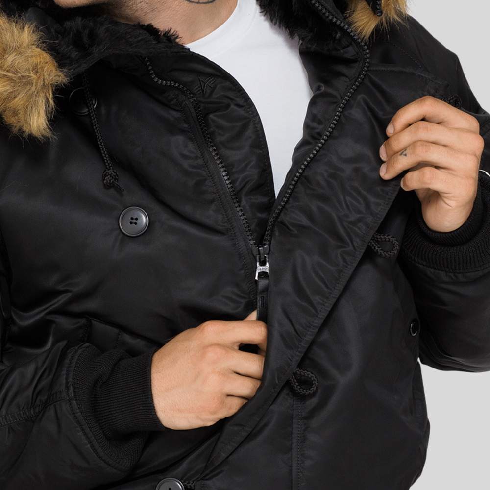 Парка Alpha Industries N-2B Black (Черная)