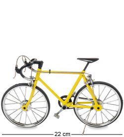 VL-19/3 Фигурка-модель 1:10 Велосипед гоночный «Roadbike» желтый