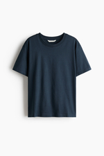 Хлопковая футболка — Чёрный — H&M 0963662