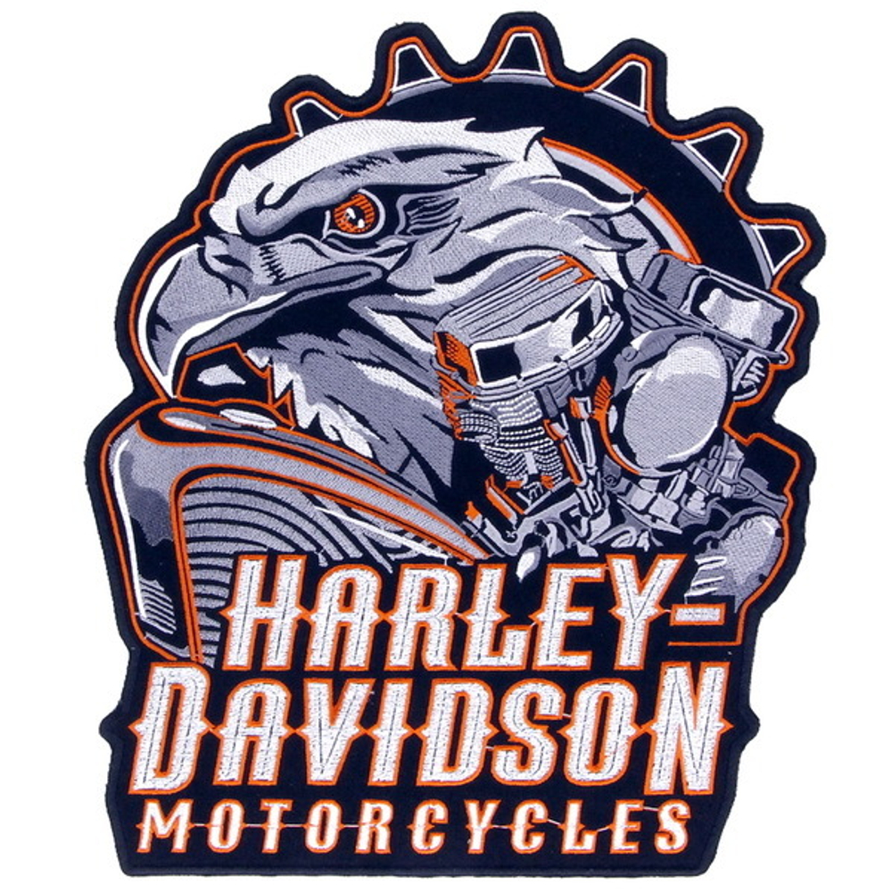 Нашивка Harley-Davidson шестеренка (045)