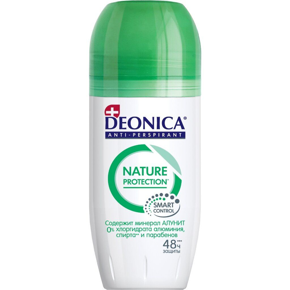 DEONICA Антиперспирант Nature Protection, 50мл ролик, блок 6шт