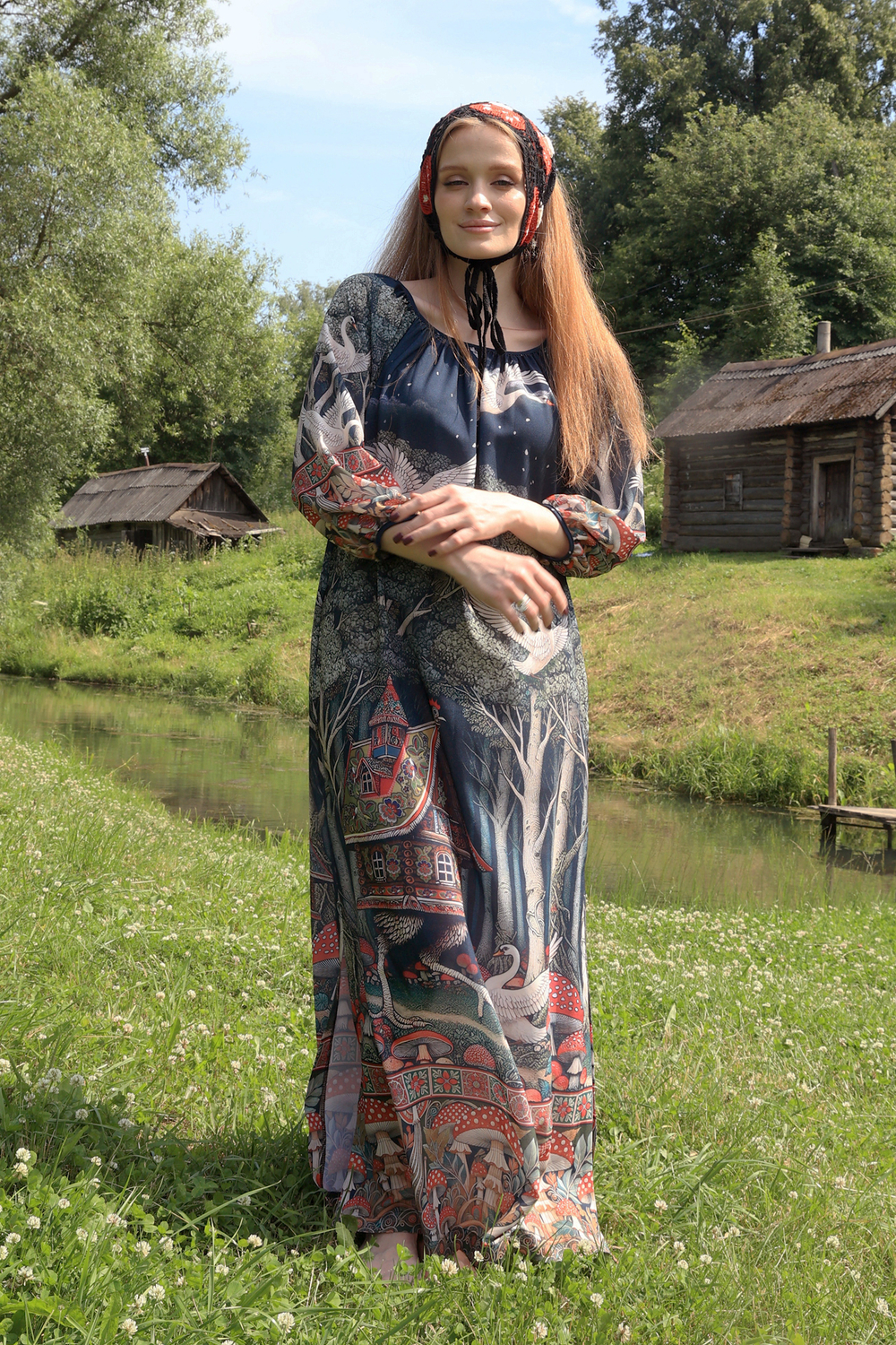 Платье "Полина. В гостях у Бабы-Яги"