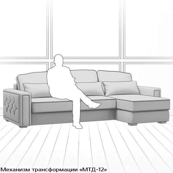 Диван Диамант (с механизмом)