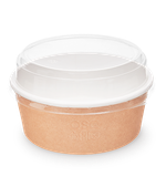 OSQ Упаковка Round Bowl крафт 750 БЕЗ КРЫШКИ (1/45/270)