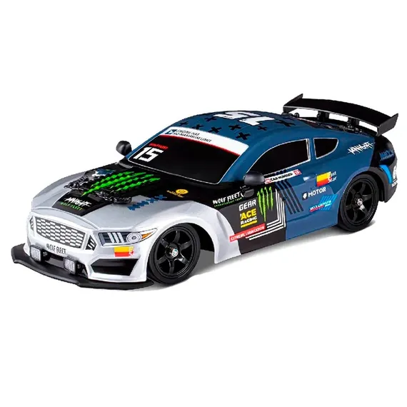 Радиоуправляемая машина для дрифта HB Ford Mustang (4WD, свет, пар, акб, 1:16) - SC16A05