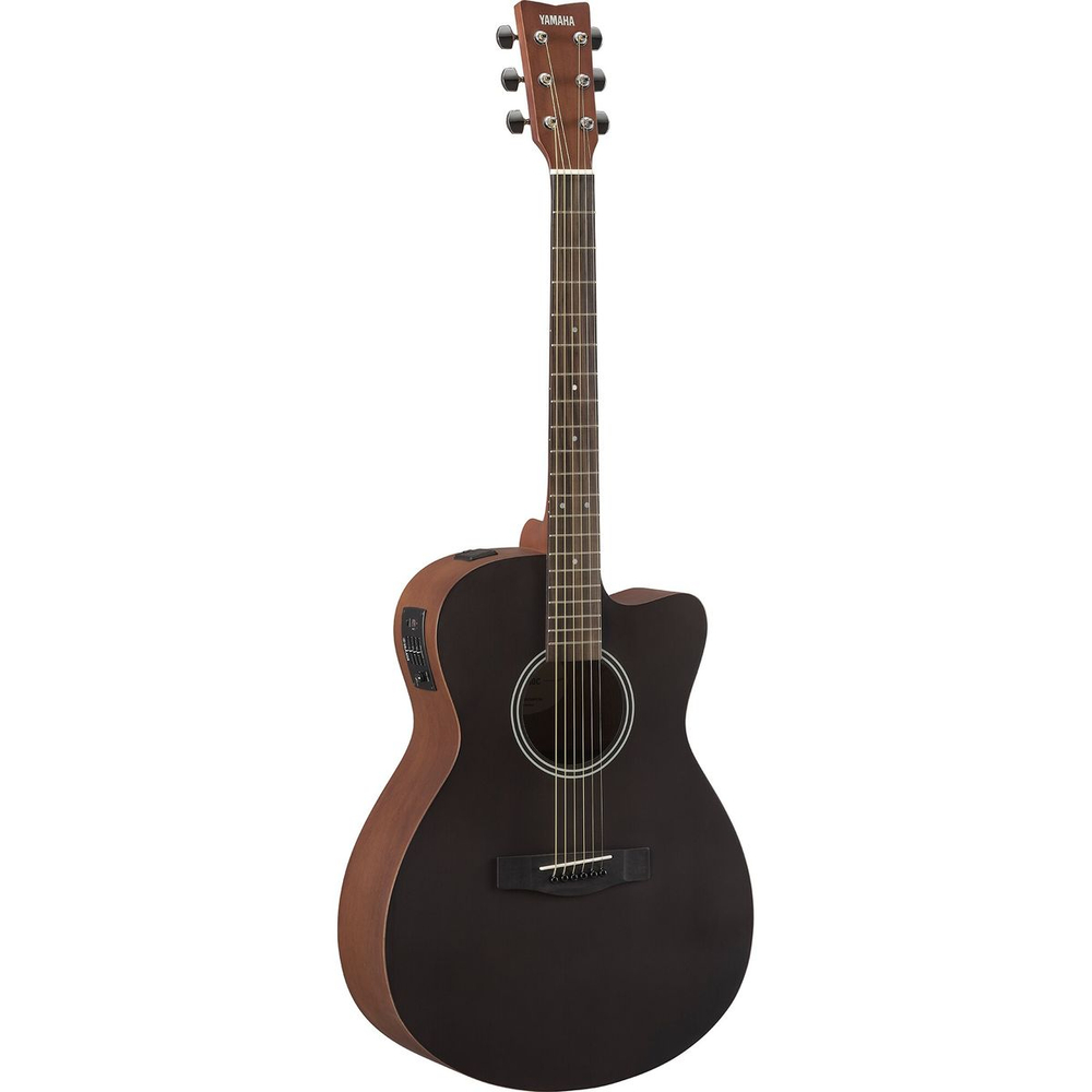 Yamaha FSX400C SMOKY BLACK элетроакустическая гитара цвет Smoky Black, корпус концерт с вырезом