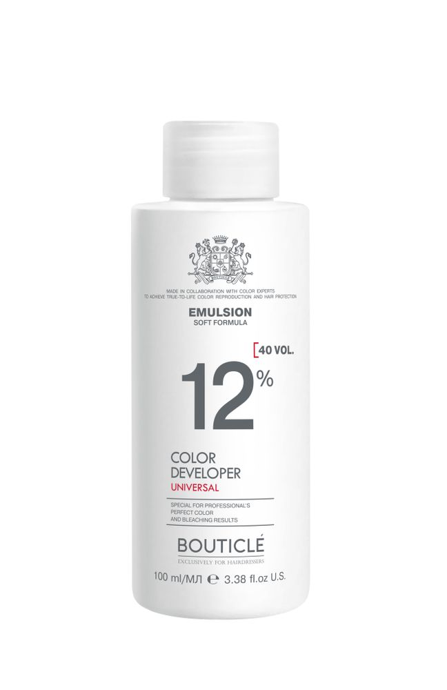 Оксидант-лосьон 12% - “Bouticle color developer 40 vol"  (100 мл)