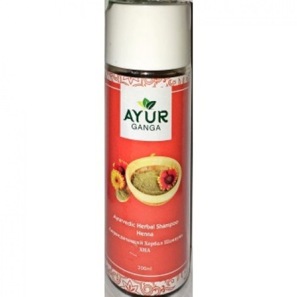 Шампунь Ayur Ganga Хна Ayurvedic Herbal 200 мл