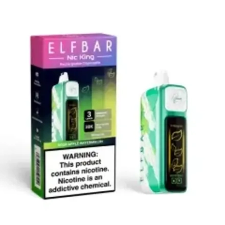 ELF BAR NIC KING 30 - Sour Apple Watermelon (5%nic)