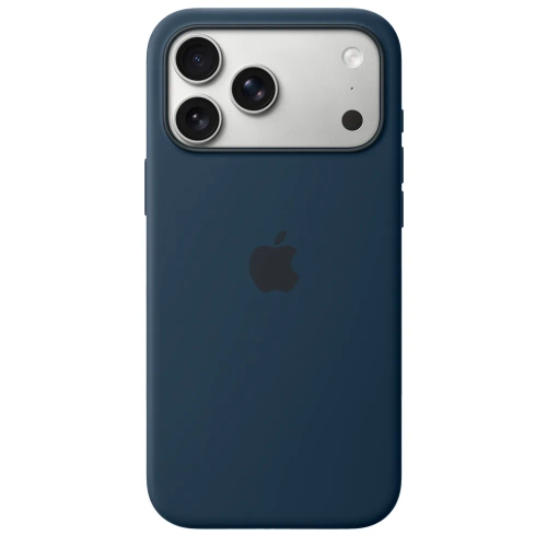 Силиконовый чехол Apple Silicone Case with MagSafe для iPhone 17 Pro Max, Midnight