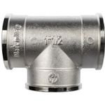 Тройник STOUT ВВ 1 1/2" никель