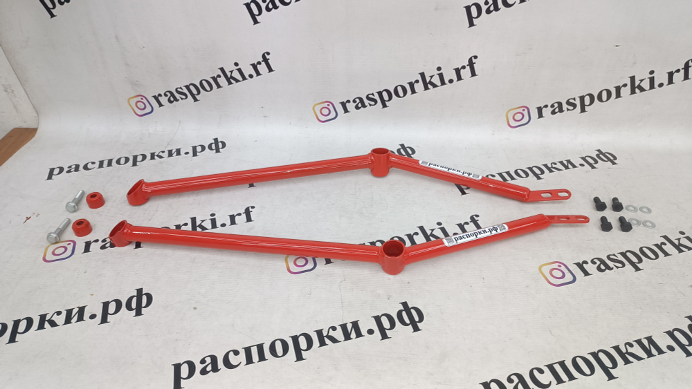 Усилитель переднего подрамника 3-х точечный цельный Subaru Forester 3 (SH), Subaru Impreza 3 (GH), Subaru Outback 3 (BP) и Subaru Legacy 4 (BL)