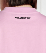 Футболка Signature Hem Karl Lagerfeld - лавандовый(226W1703)