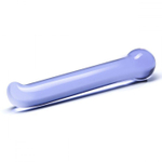 Гладкий стеклянный стимулятор G-Spot Tickler - 17 см. (Цвет: фиолетовый)