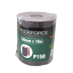 Бумага наждачная на тканевой основе 100ммх10м в рулоне (P150) RockForce##Rock FORCE RF-FB4150C