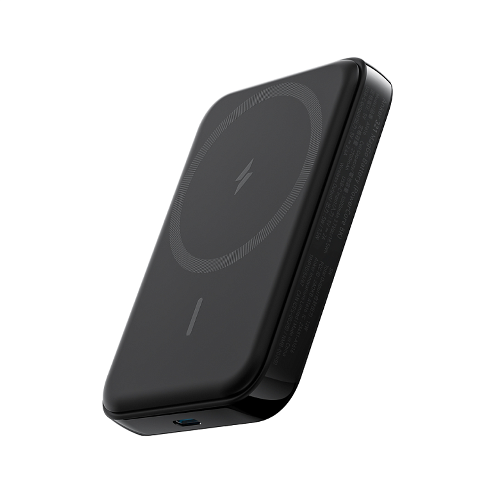 Внешний аккумулятор Anker 321 Mag-Go Battery (PowerCore 5000 мАч) Чёрный (Black)