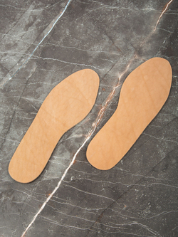 Стельки кожаные мужские из натуральной кожи, тонкие, анатомические, от запаха и пота, для кроссовок, туфель и обуви