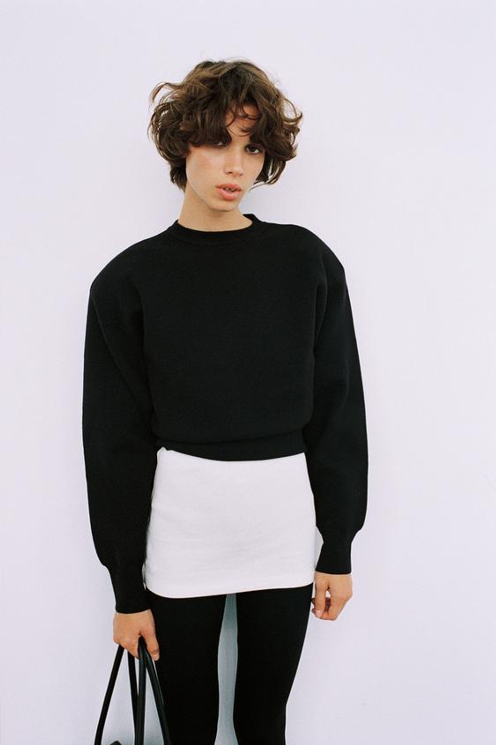 ZARA ЭЛАСТИЧНЫЕ ЛЕГИНСЫ, ЧЕРНЫЙ