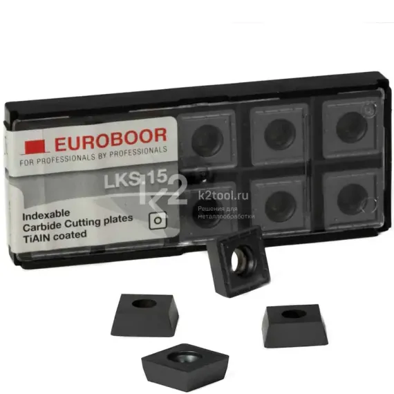 Пластины режущие твердосплавные Euroboor LKS.15, арт. LKS.15