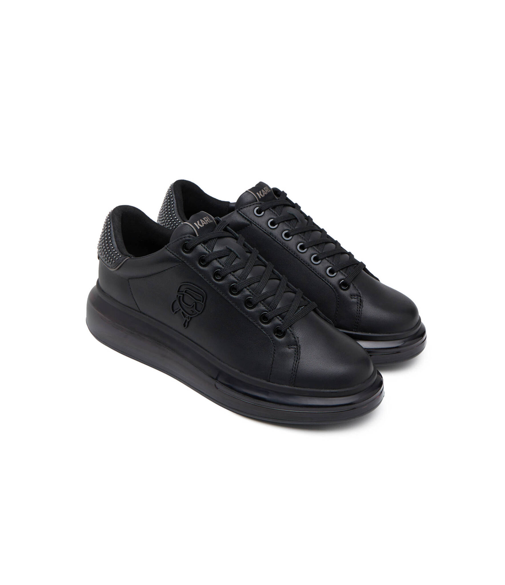Кожаные кроссовки kapri kushion Karl Lagerfeld - черный(KL52631N)