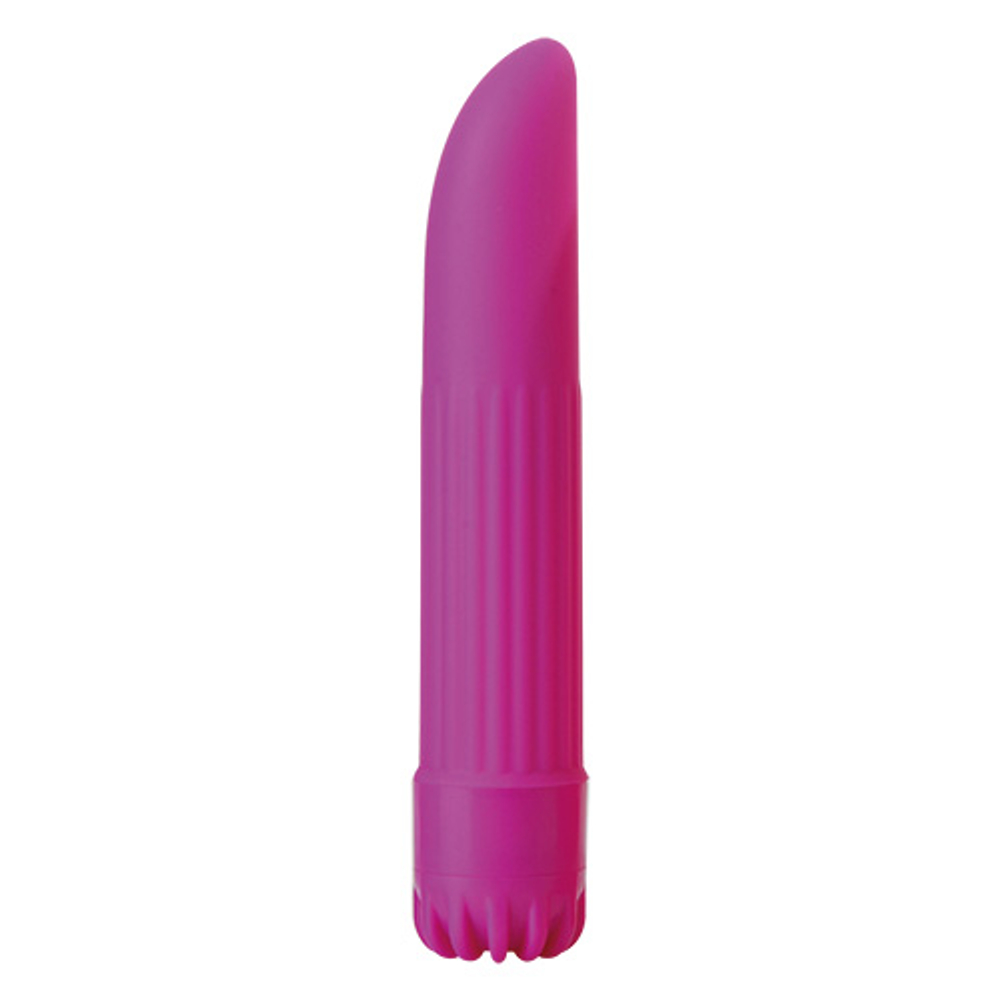 Пурпурный классический вибратор CLASSIC VIBE PURPLE SMALL - 14 см. (Цвет: фиолетовый)