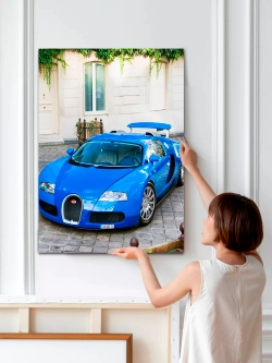 Интерьерная картина "Bugatti Veyron", 50х70см 1шт.