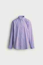РУБАШКА REGULAR FIT В КОНТРАСТНУЮ ПОЛОСКУ — ZARA