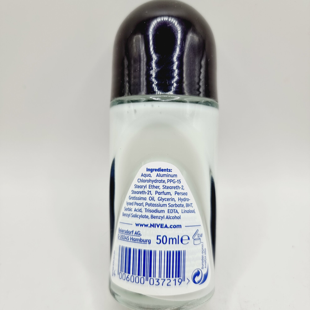 Антиперсперант шариковый NIVEA Pear&Beauty 48 часов с экстрактом жемчуга, парфюмированный, без спирта, 50 мл (Германия)