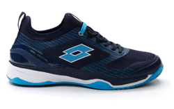 Мужские кроссовки теннисные Lotto Mirage 200 Clay - navy blue/blue ocean/all white