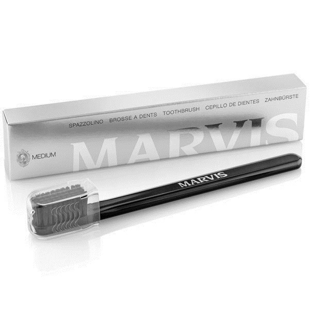 Marvis Toothbrush - Зубная щетка средней жесткости Черная