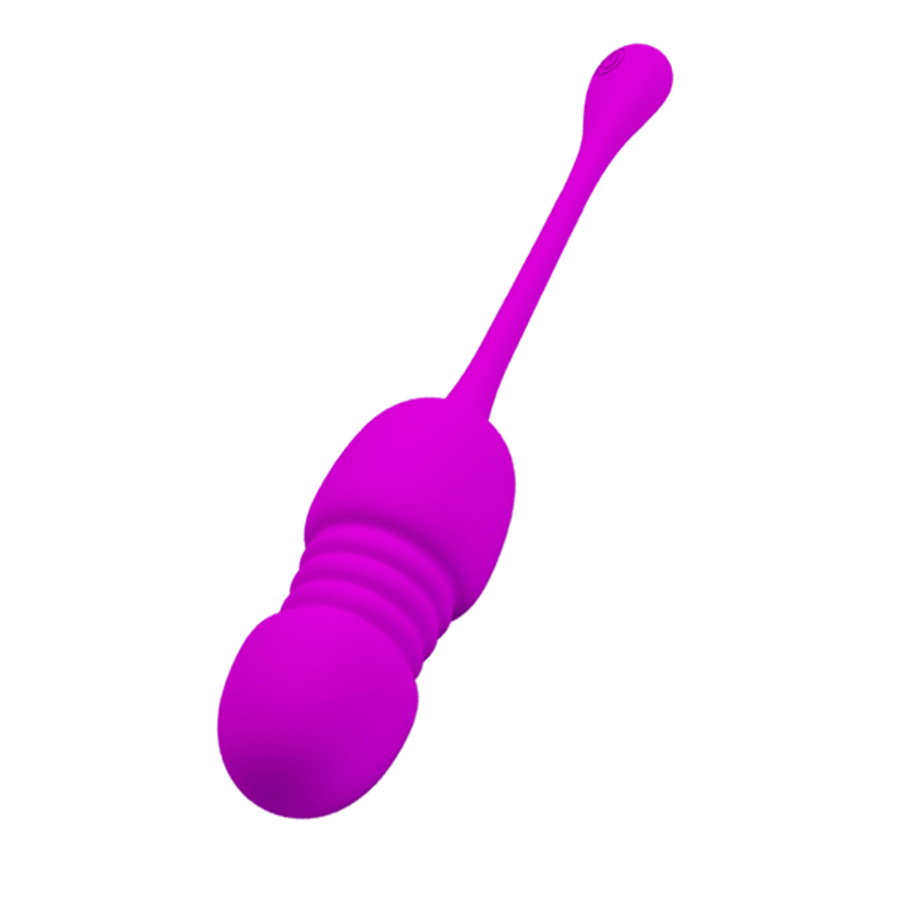 Лиловое виброяйцо с поступательными движениями Pretty Love Egg Vibrator Callieri Purple BI-014892