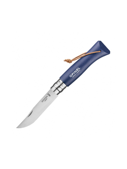 Нож Opinel №8 Trekking, нержавеющая сталь, синий, 002212