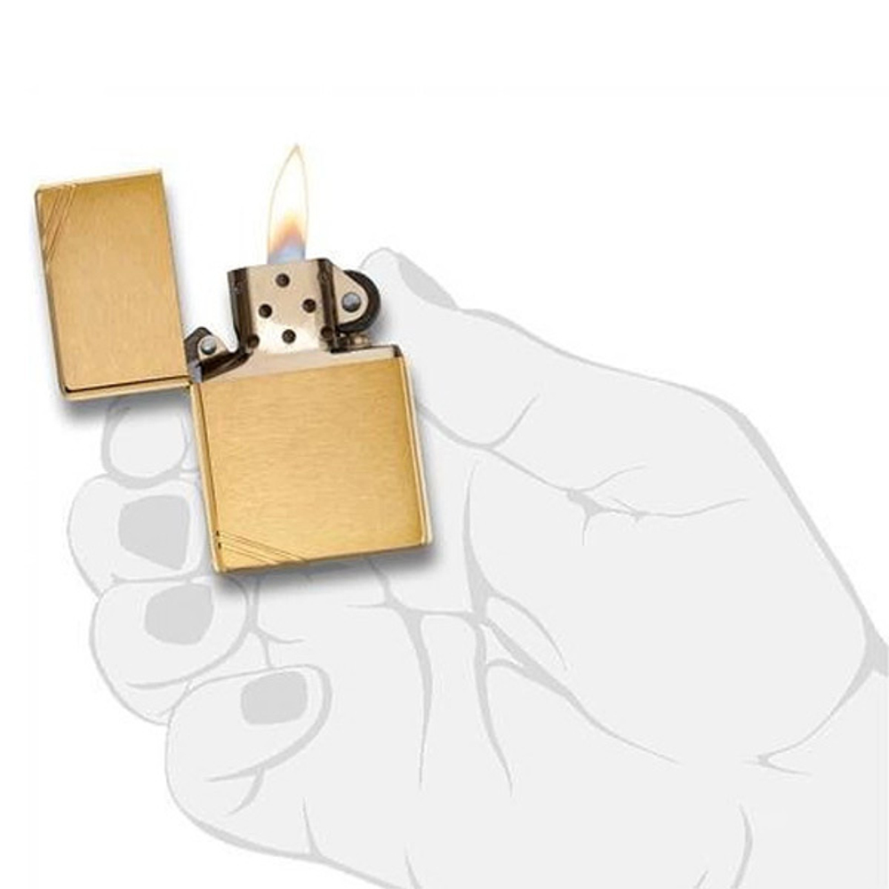 Зажигалка Zippo 1937 Vintage с покрытием Brushed Brass