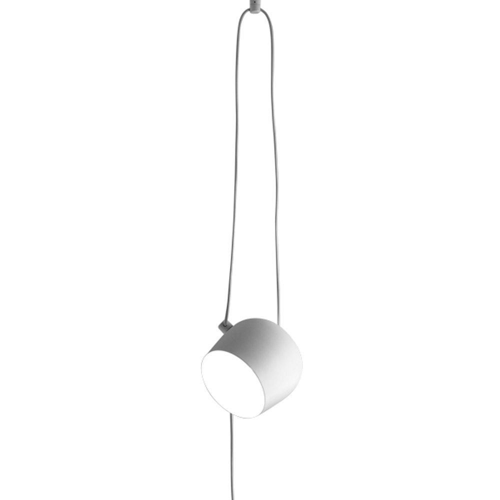 Pendant design lamp  AIM by Flos (1 lampshade ,  White,  Size S)