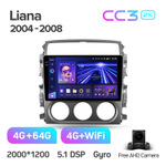 Teyes CC3 2K 9"для Suzuki Liana 2004-2008