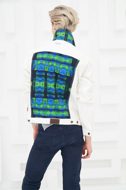LIGVIANNI Джинсовая куртка Denim Jacket Ice