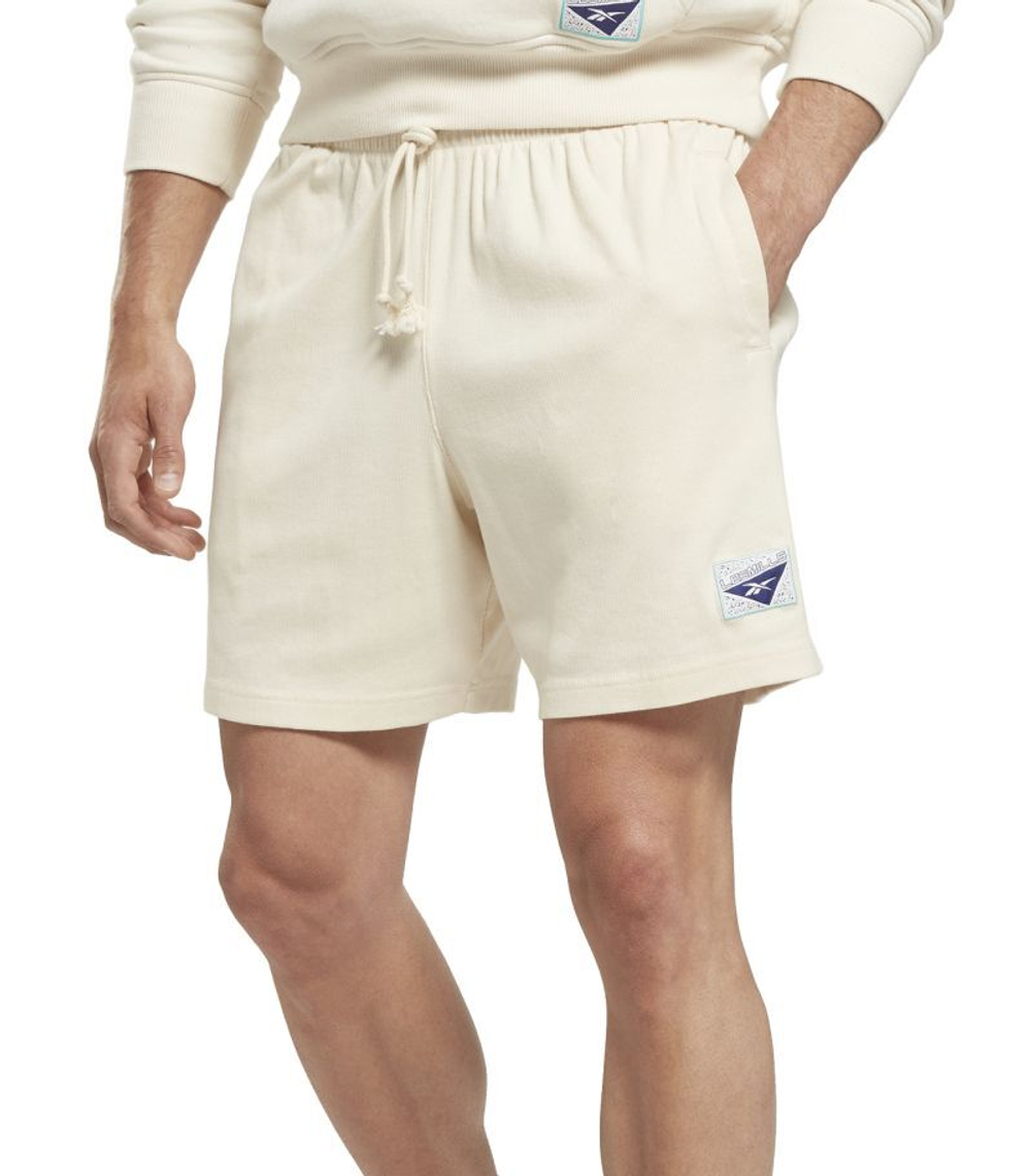 Мужские теннисные шорты Reebok Les Mills Natural Dye Rib - non dyed