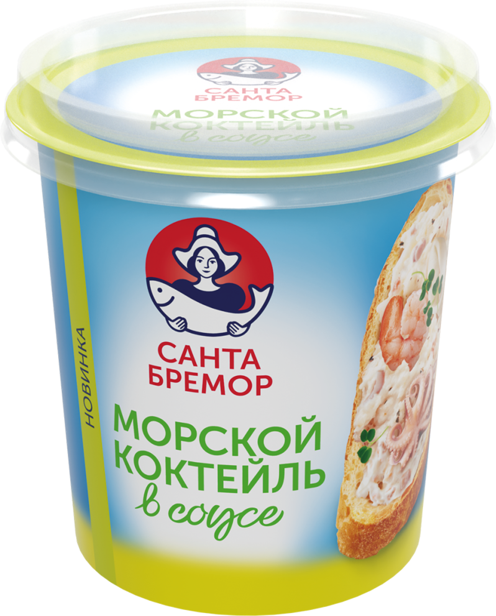 Рыбное кулинарное изделие Паста с морепродуктами Морской коктейль в соусе 1/150 полим упак