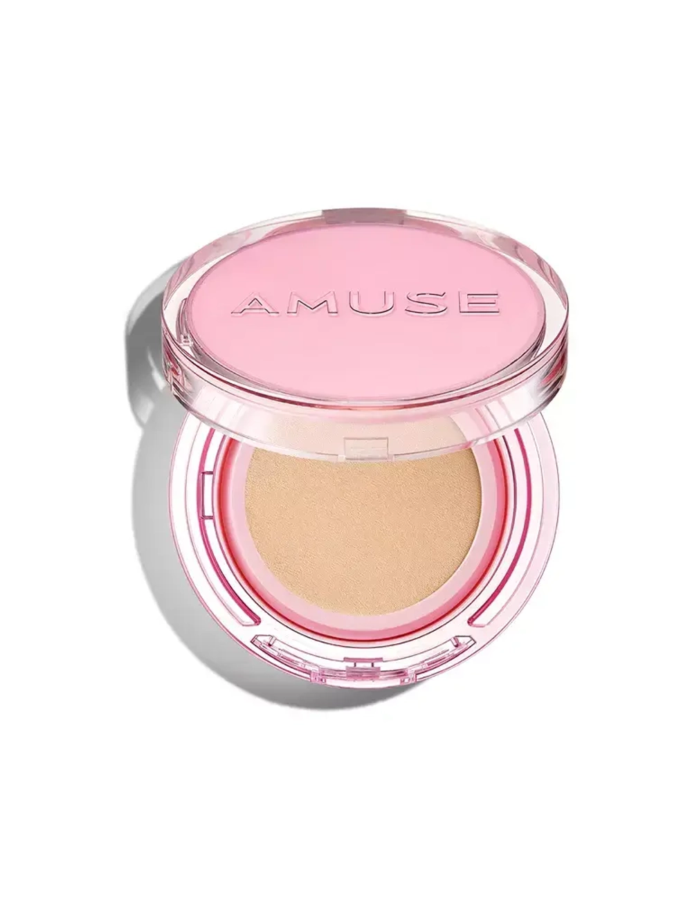 Amuse Dew Power Vegan Cushion 02 HEALTHY SPF50+/PA++ Кушон 02 увлажняющий сияющий