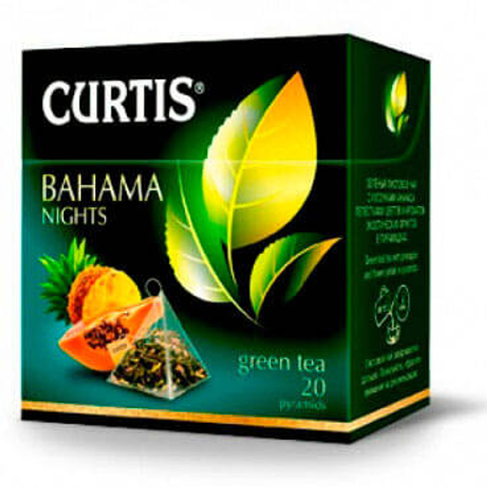 Чай в пирамидках Curtis Bahama Nights 20 шт