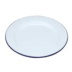 Тарелка d 26 см h2,3 см Blue Rim эмалированая сталь SUNNEX [1]