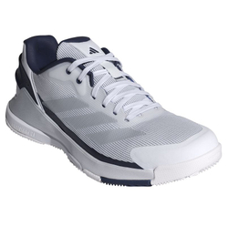 Мужские кроссовки для падела Adidas Crazyquick LS Padel M - cloud white/silver metallic/dark blue
