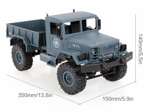 Радиоуправляемый краулер WPL Military Truck 4WD  1:16