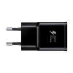 Сетевое зарядное устройство Samsung EP-TA20, USB-A + кабель Type-C, 15Вт, Black (Черный)