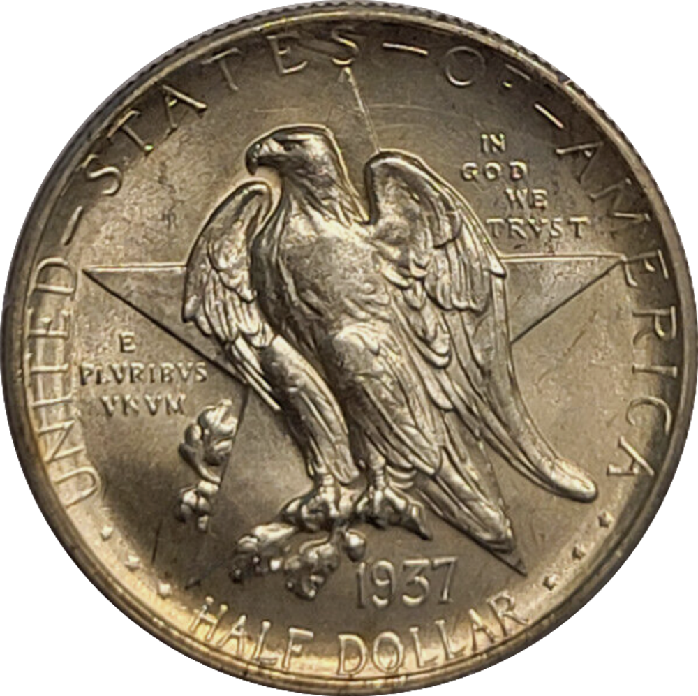 50 центов 1937 Texas двор D