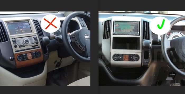 Магнитола для Nissan Serena C25 2005-2010 (вместо 2DIN, рамка черная тип 2) - FarCar монитор 12.3" 2K QLED на Android 14, Быстрая, CarPlay, 4G SIM-слот