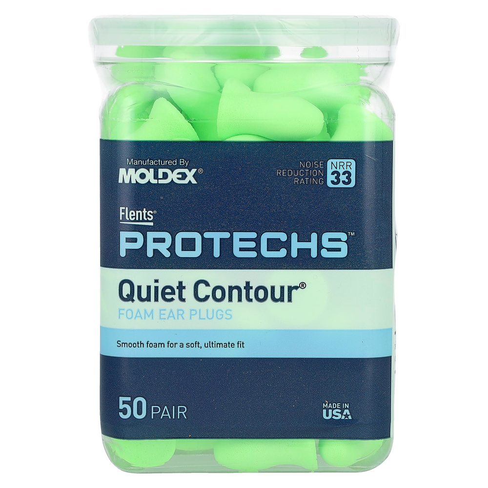 Flents, Protechs, Quiet Contour, беруши, 50 пар