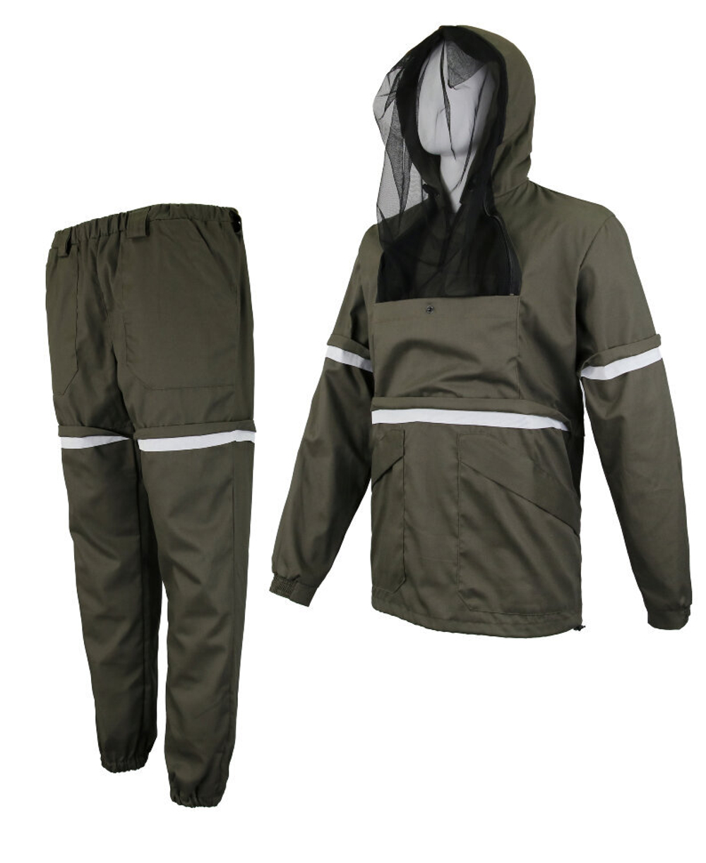 Антимоскитный костюм с ловушками (Twill) Хаки